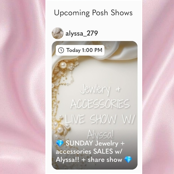 Accessories - Join Me Today For A Jewlery Live Show!!!